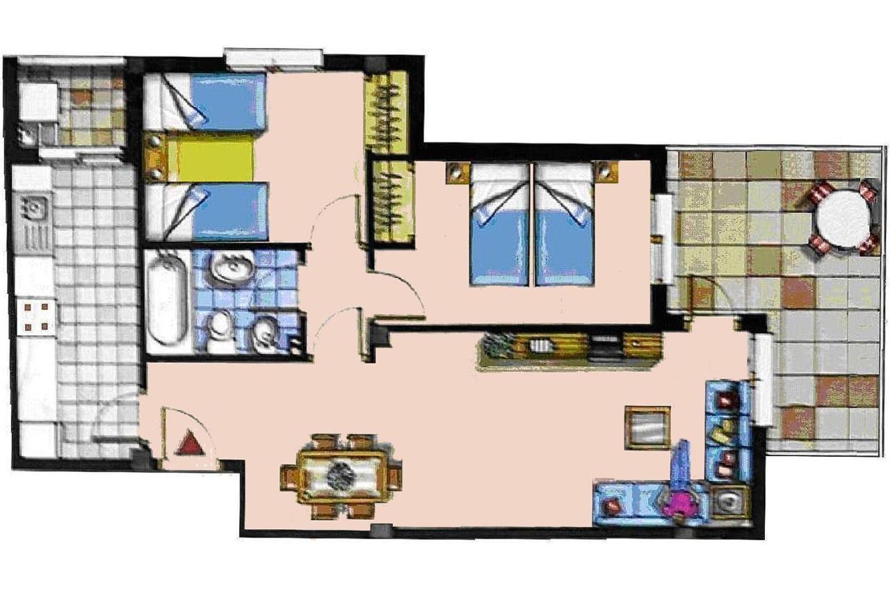 Casa 2 Mares Lägenhet La Manga del Mar Menor Exteriör bild